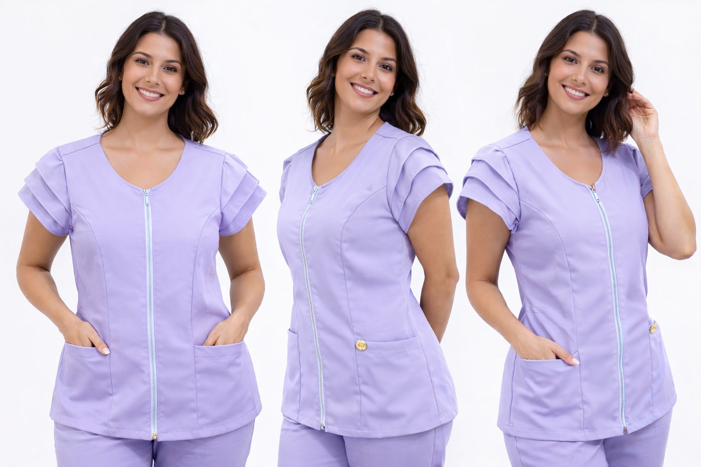 Scrub Gabardine Premium Feminino Lilás