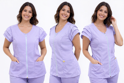 Scrub Gabardine Premium Feminino Lilás