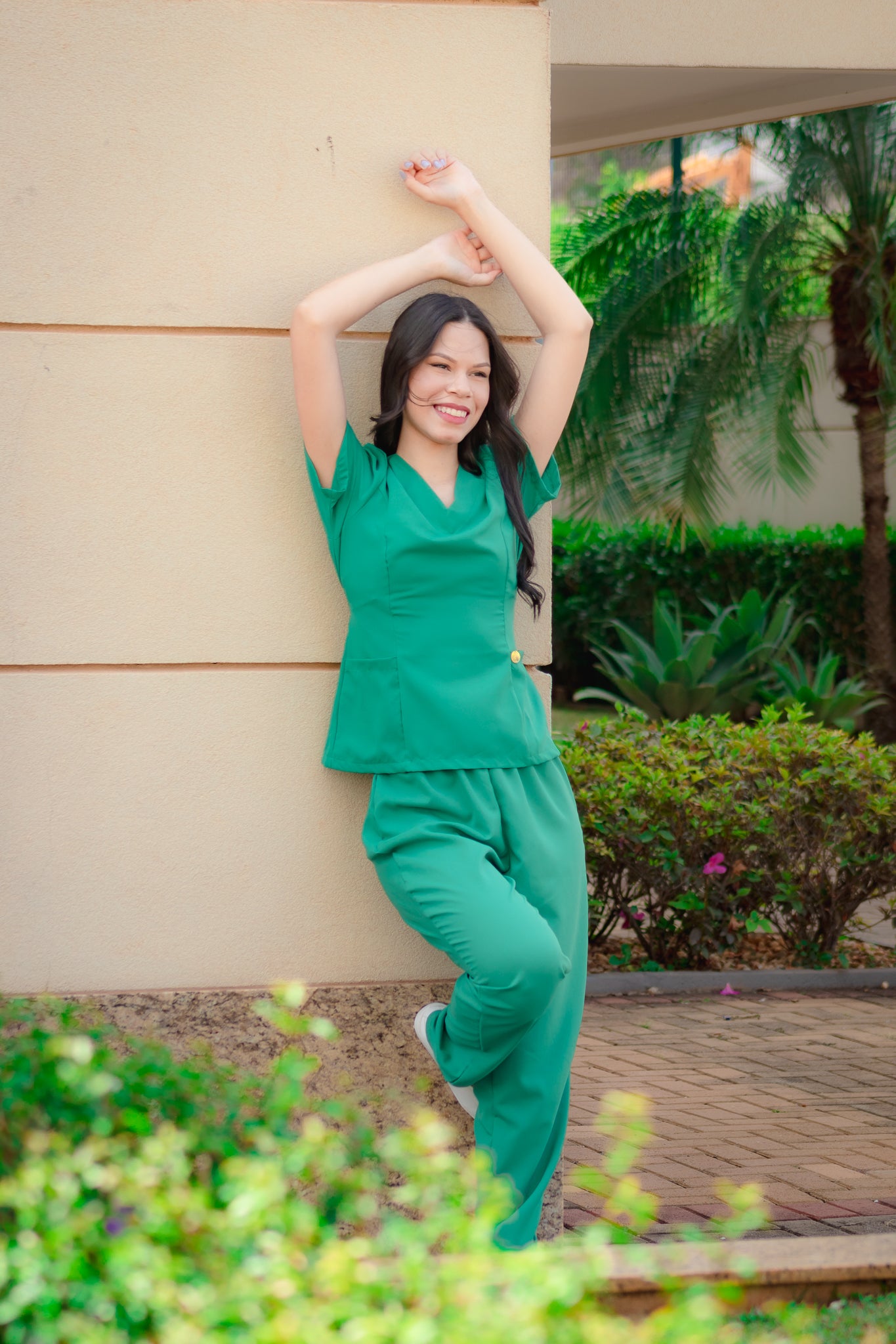 Scrub Oxfordine Profissional Verde