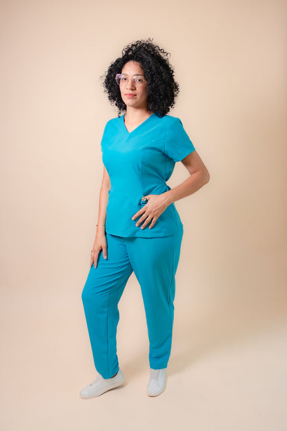 Scrub Oxfordine Profissional Azul