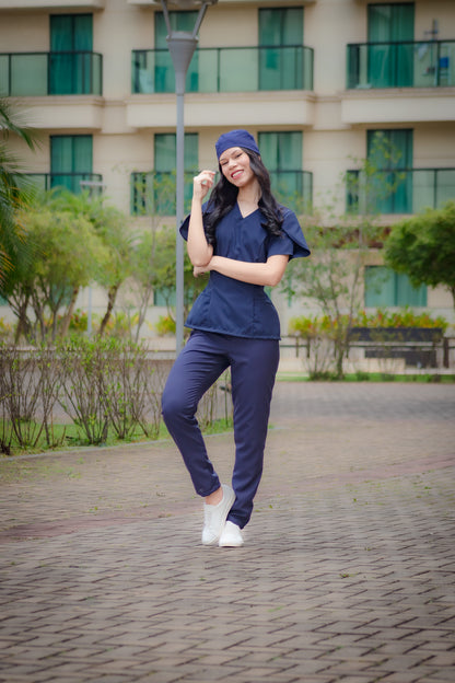 Scrub Oxfordine Profissional Azul Marinho