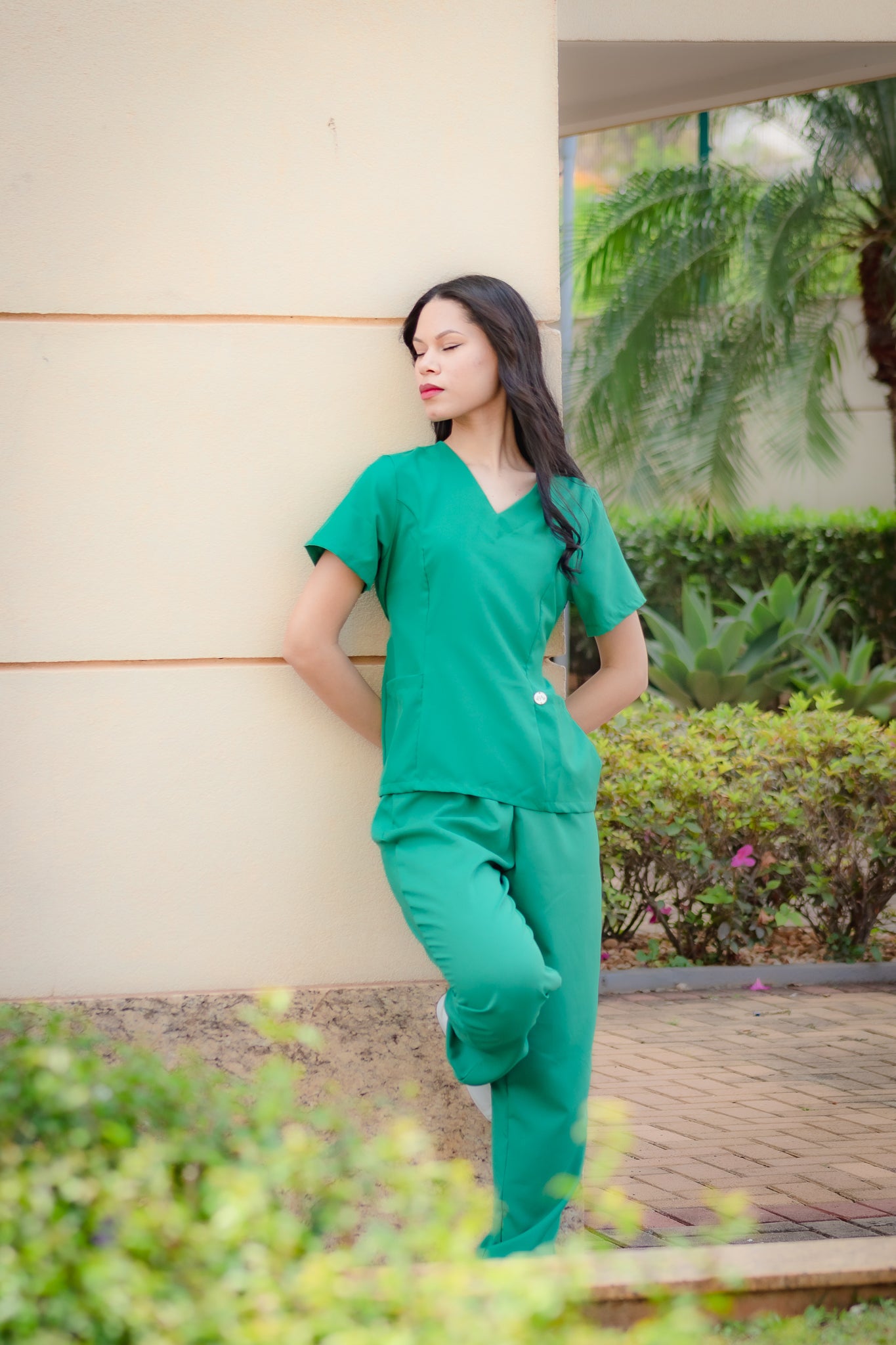 Scrub Oxfordine Profissional Verde