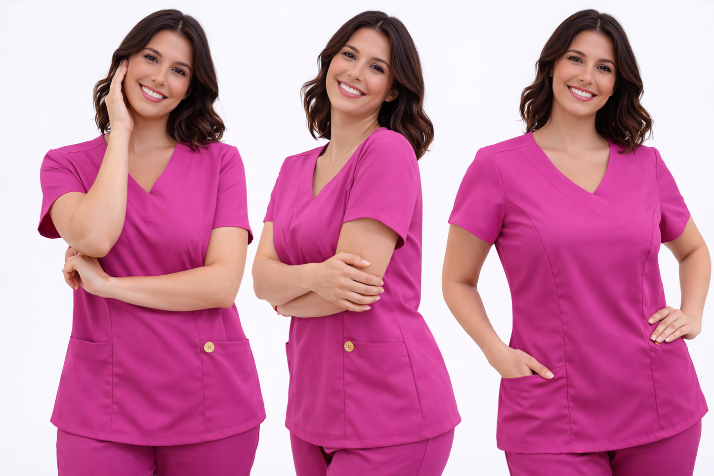 Scrub Oxfordine Profissional Rosa Pink