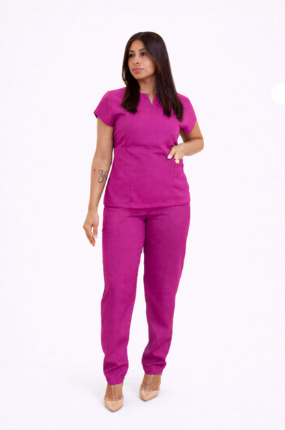 Scrub Gabardine Feminino Rosa Pink
